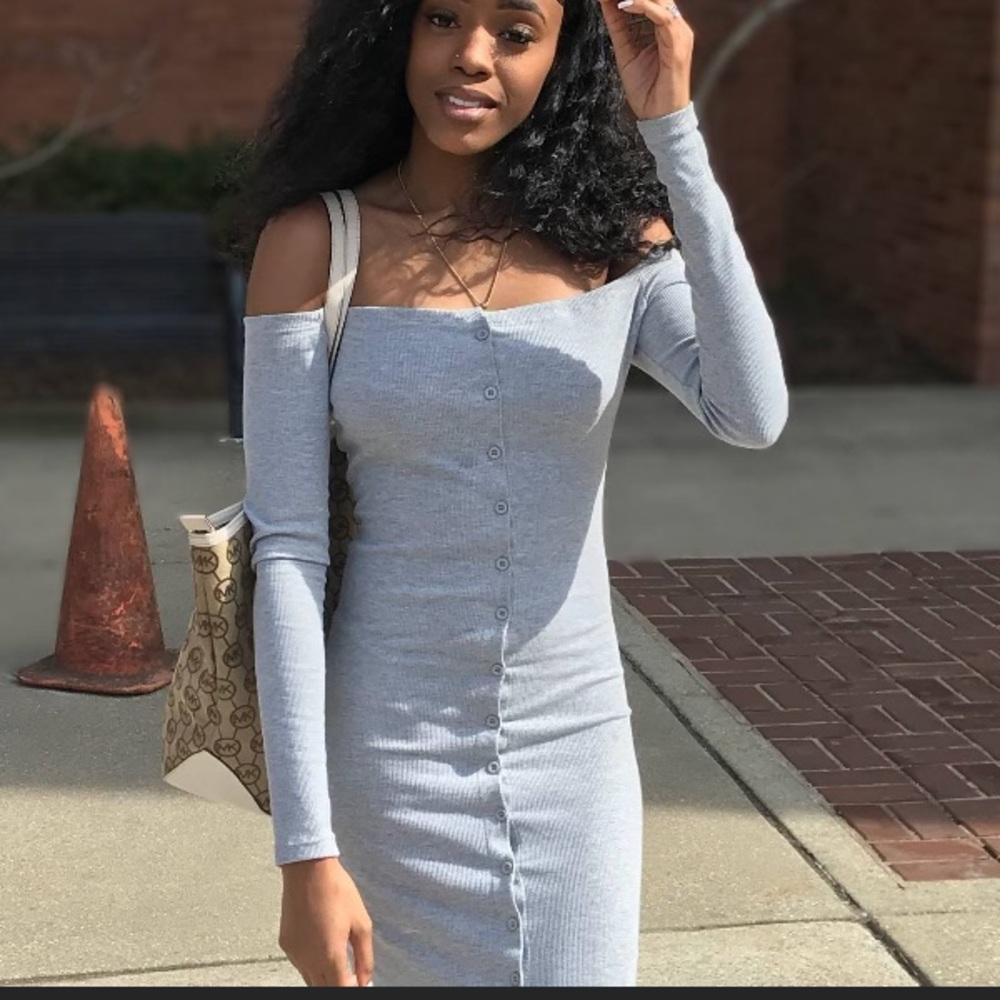 Button up dress